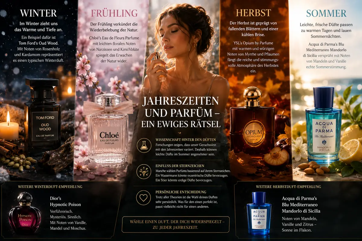 Jahreszeiten in der Parfümerie: Wahrheit oder Marketingstrategie?